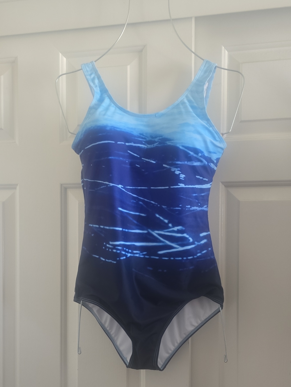 Blue  One-Piece Swimsuit